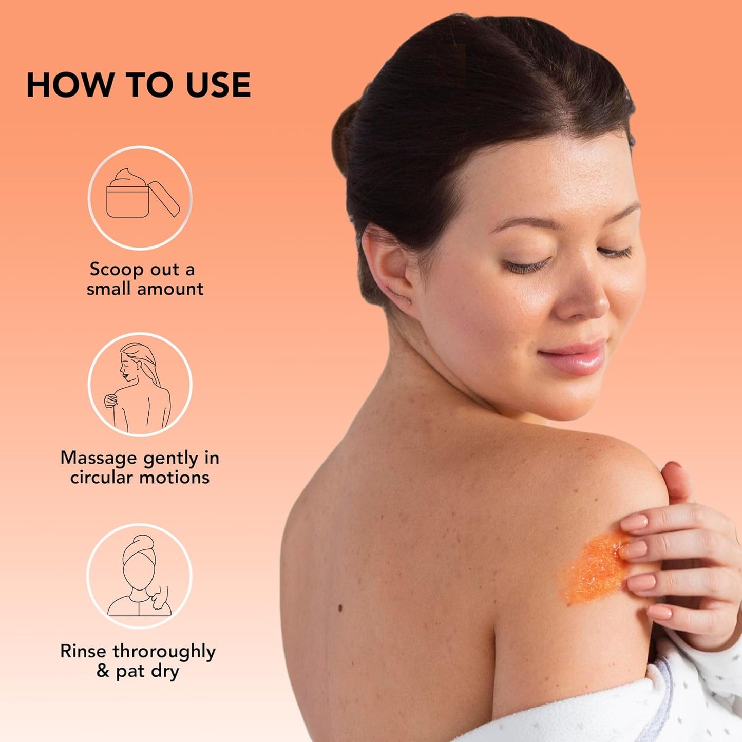 Botanic Hearth Himalayan Body Scrub with Lychee Oil - Natural Exfoliating Body & Face Scrub