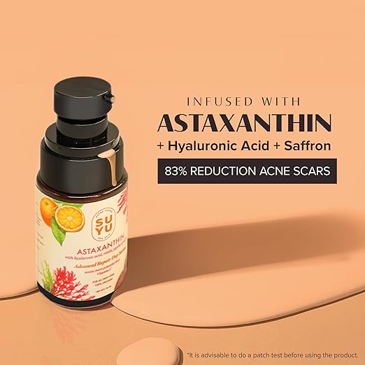 Suyu Astaxanthin + Hyaluronic Acid Serum for Face - 30 ml