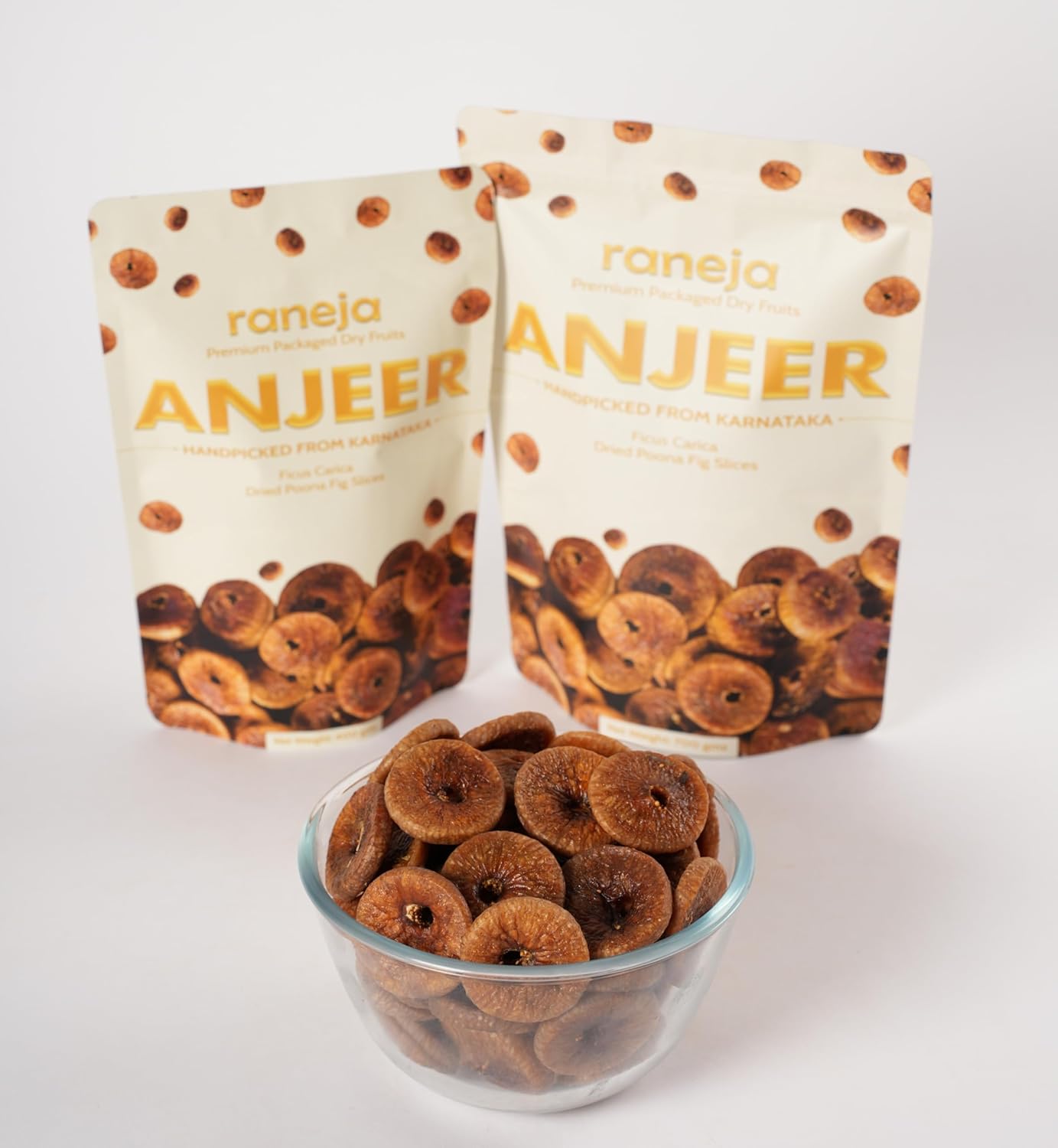 RANEJA Premium Dried Afghani Anjeer 400g | 100% Natural Healthy Snack Rich in Essential Nutrients | Perfect for Daily Snacking, Breakfast, Baking & Smoothies | Hygienically Packed