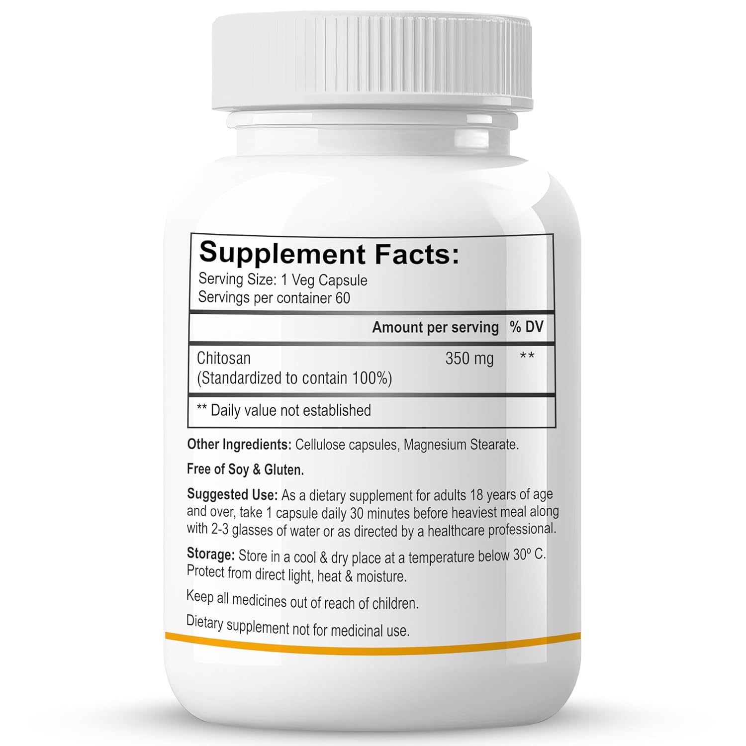 Biotrex Nutraceuticals Chitosan 350mg - 60 Capsules