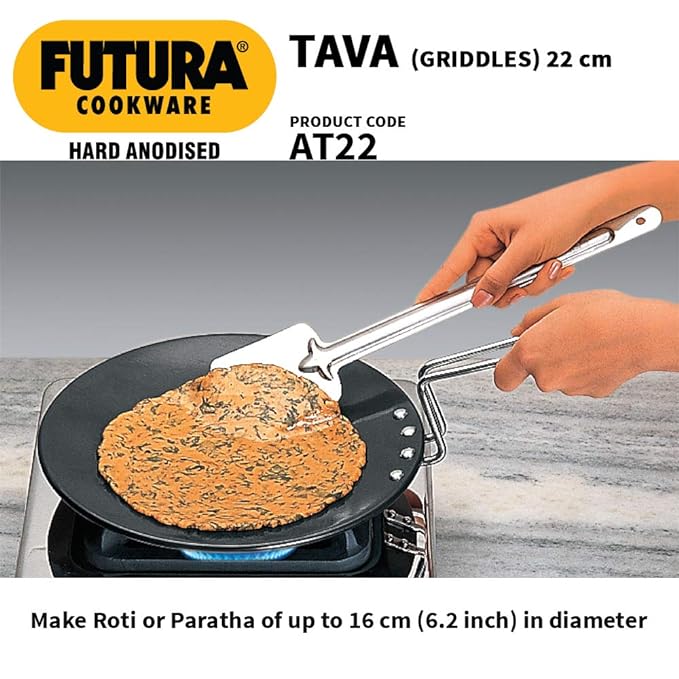 Hawkins Futura Hard Anodised Tava (Black)