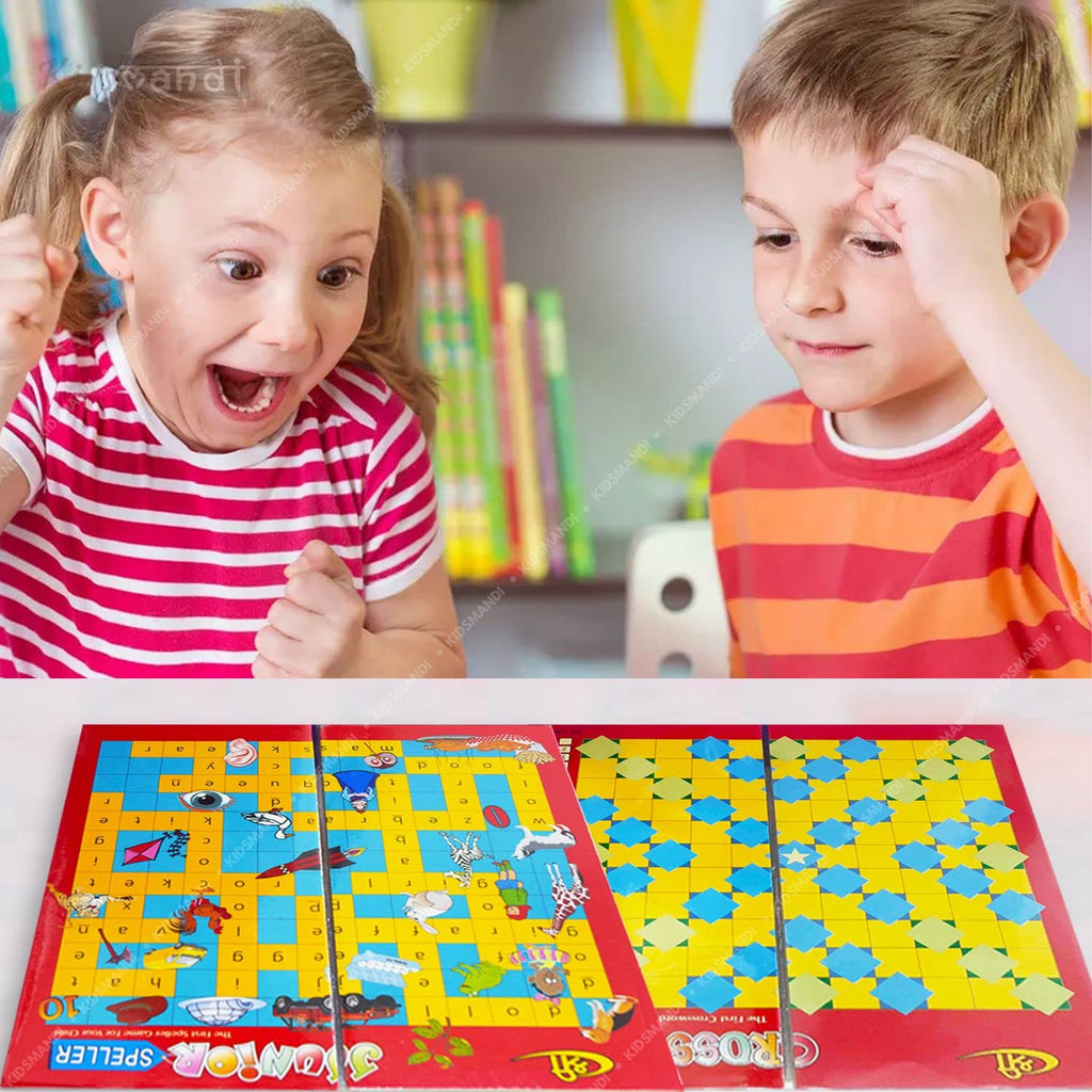 Kids Mandi Junior Speller Word Game Educational Crossword Puzzle for Kids