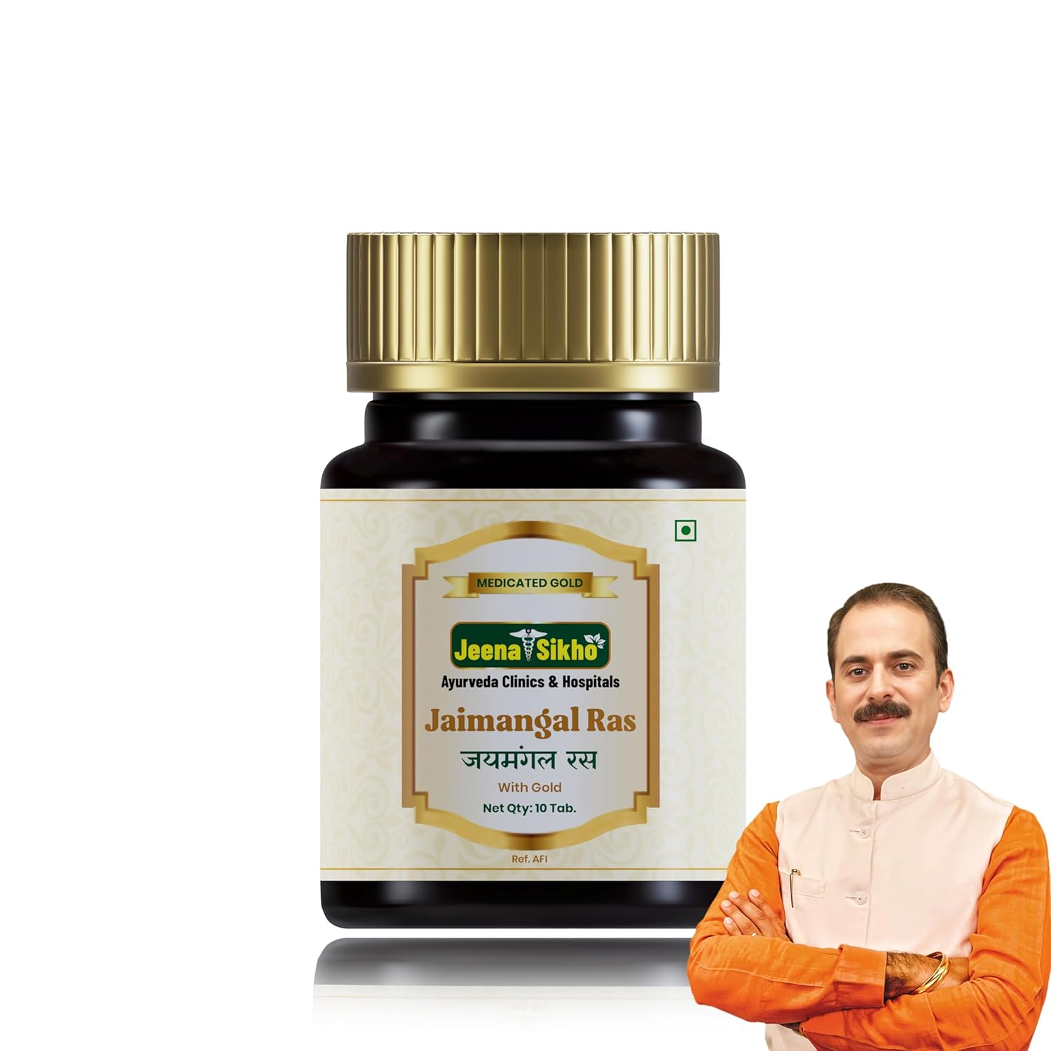 Jeena Sikho Jaimangal Ras Tablets | Natural Wellness Tablets for Flu & Cold - 10 Veg Tabs