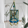 Kuber Industries Rajasthani Traditional Windchimes Hanging Ring Elephants with Bells
