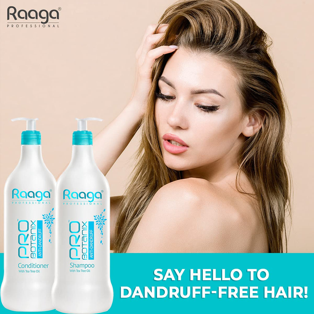 Raaga Professional Pro Botanix Anti-Dandruff Conditioner, With Tea Tree Oil, Reduces Itchiness And Flaking, 1000 millilitre