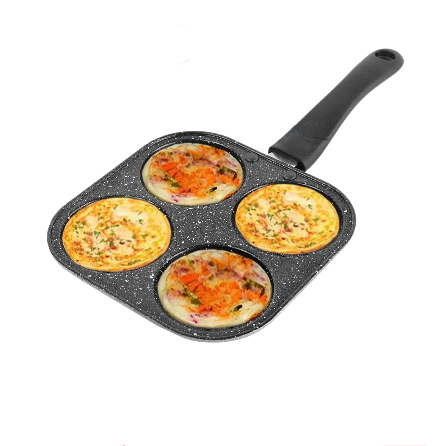 Navrang Non-Stick Casting Uttapam Pan Maroon