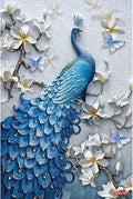 Rangoli Peacock Wall Sticker 12x18 Sheet – Elegant Self Adhesive Design-5