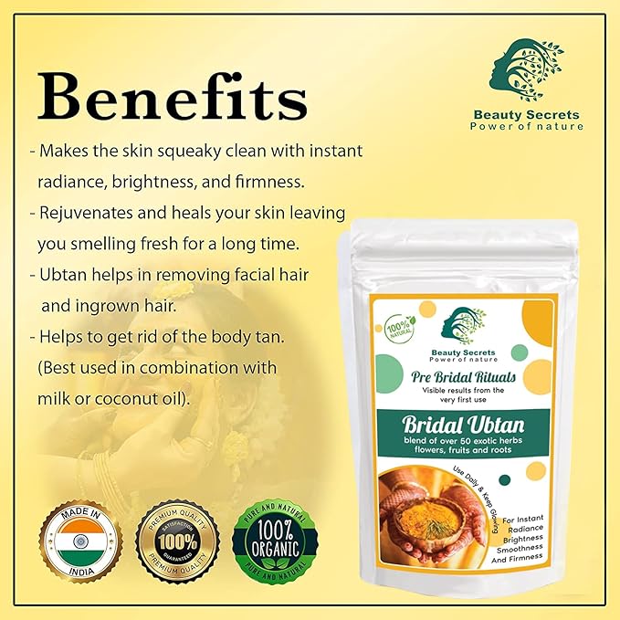 Beauty Secrets Ayurvedic Bridal Ubtan Powder - 100 gms