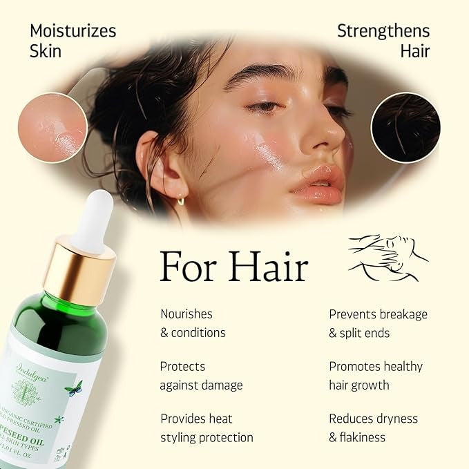 Indulgeo Essentials Cold Pressed Grapeseed Oil - 30 ml