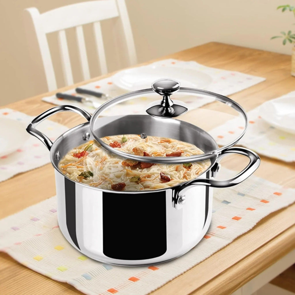 Milton Tri-Ply Stainless Steel Casserole with Lid