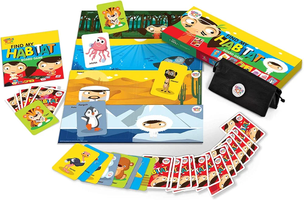 Genius Box Play some Learning Activity Kit for 3+ Year Age: Amazing Animals DIY, Educational Toy, Learning Kit, Educational Kit, STEM Toy 30 Activity Kit