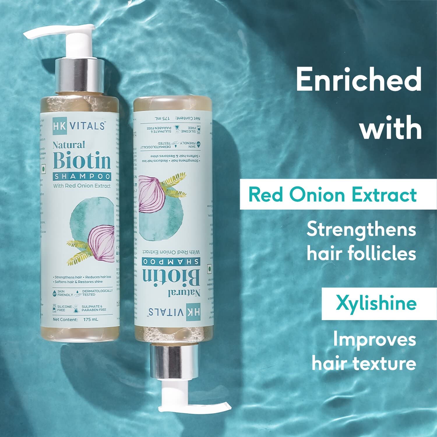HealthKart HK Vitals Biotin Shampoo and Biotin Conditioner Combo