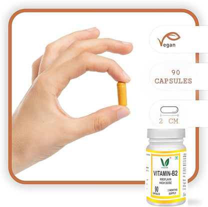 Vitaruhe Vitamin B2 (Riboflavin) High Dose - 90 Capsules
