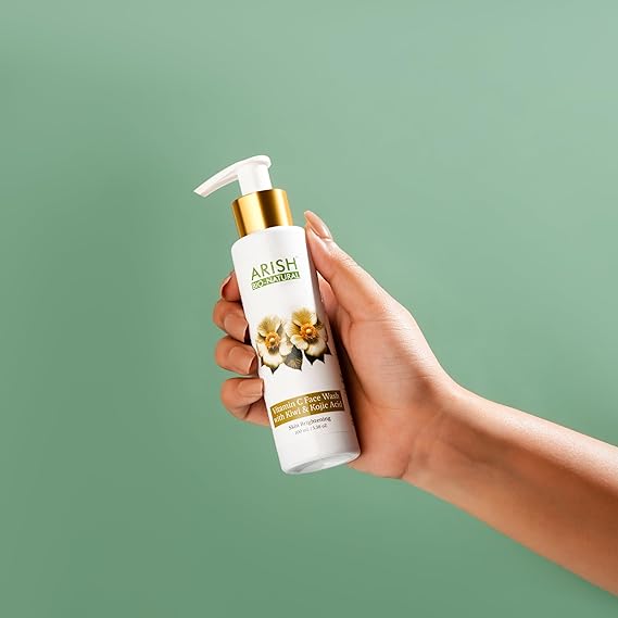 Arish Bio-natural Vitamin C Face Wash for Brightening & Dark Spot Reduction - 100 Ml