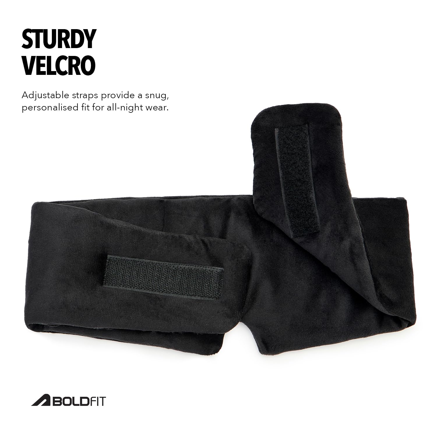 Boldfit Silk Eye Mask For Sleeping Men Adjustable Super Soft Eye Mask For Comfortable Sleep Travelling Sleeping Mask Sleep Mask Pad Large -Black