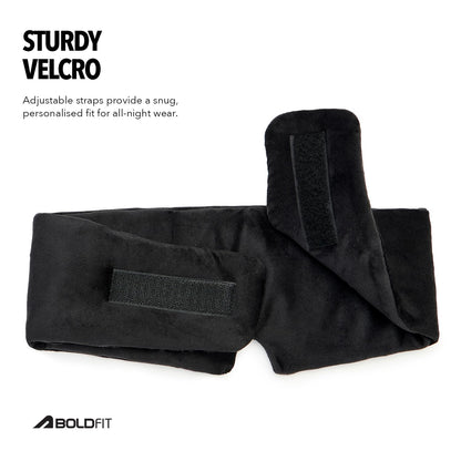 Boldfit Silk Eye Mask For Sleeping Men Adjustable Super Soft Eye Mask For Comfortable Sleep Travelling Sleeping Mask Sleep Mask Pad Large -Black