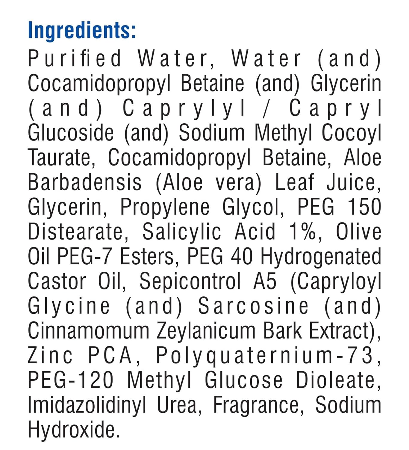 Regaliz Truderma Face Wash with 1% salicylic Acid - 150 ml