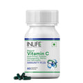 INLIFE Immunity Plus Supplement Natural Vitamin C (Amla) Guduchi Ashwagandha Marica Licorice Ayurvedic Herbal Formula - 60 Vegetarian Capsules