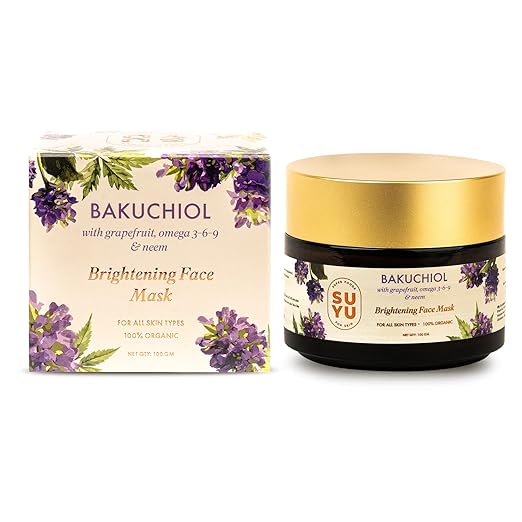 Suyu Bakuchiol Brightening Face Mask for Textured Skin - 100 gms