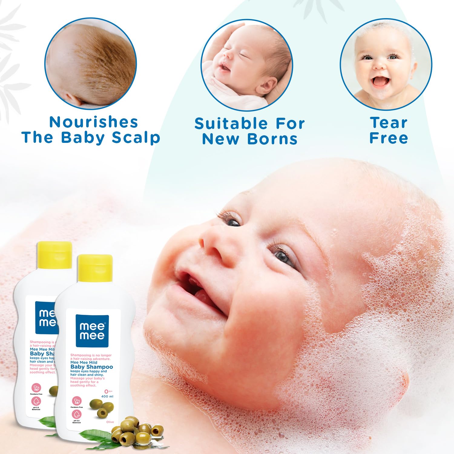Mee Mee Gentle Baby Shampoo - 400 ml (Pack of 2)