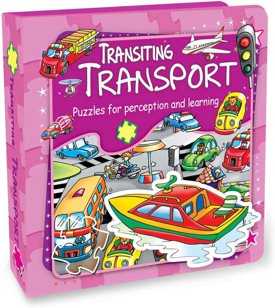 Hello Friend My First Transport Puzzle Board Book for Kids