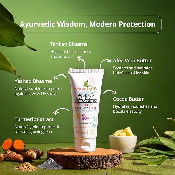 ShuShu Babies Sunscreen for All Skin Type For Babies spf 30 - 60 ml