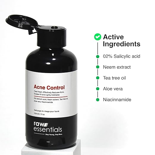 Raw Essentials Acne Control Face Wash - 150 ml