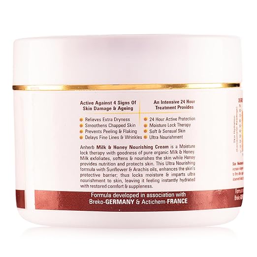 Anherb Milk and Honey Nourishing Cream - 40 gms