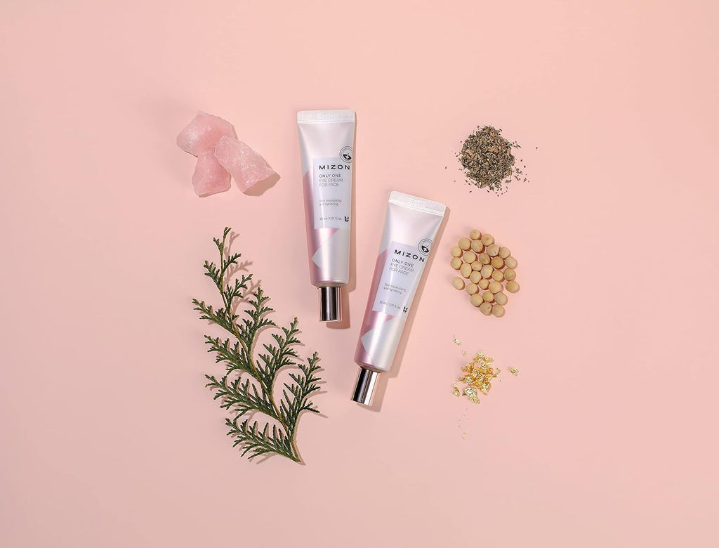 MIZON ONLY ONE EYE CREAM FOR FACE, Anti-Aging Eye Cream to Reduce Wrinkles and Dark Circles, Light Texture, for Fine Lines and Under Eye Puffiness 30ML