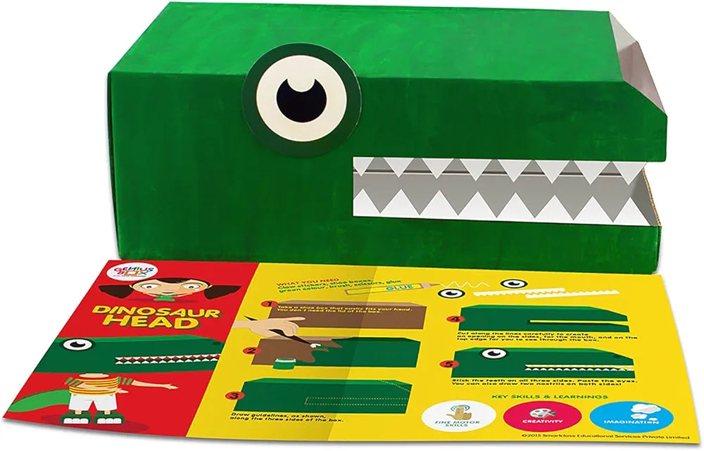 Genius Box Play some Learning Educational Toy for 5+ Year Age: Discovering Dinosaurs DIY, Activity Kit, Learning Kit, Educational Kit, STEM Toy 16 Activity Kit