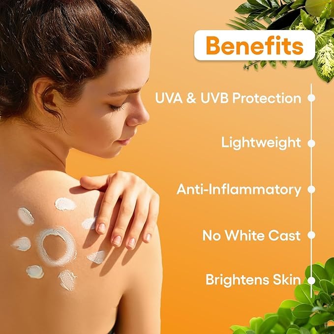 Divah's Sunscreen With SPF 40++ - UV Protection For Dry Oily & Sensitive Skin - 50 ml