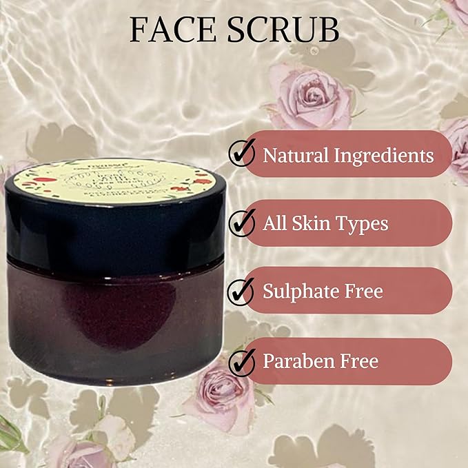 Nyassa Rose and Lychee Face & Body Scrub - 35 Gms