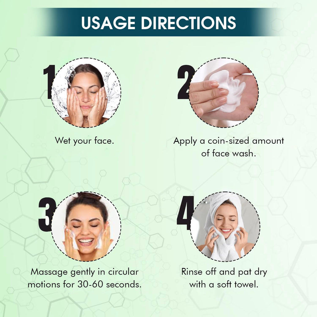 Hakim Suleman's Kaloonji Face wash for Tan Removal Face Cleanser for Men & Women | Normal, Combination or Oily Skin | Gently Exfoliates & Evens Tone | 200ml