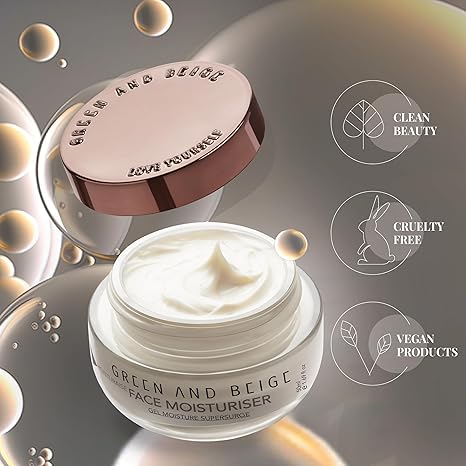 Green And Beige Moisturaise Face Moisturiser Gel Moisture Supersurge - 50 ml