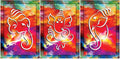 Rangoli MDF 3 Pcs Wall Poster 12x18 Inch Decorative Wall Art P-4 Design-26