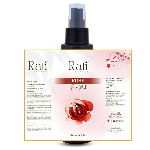 Rati Ayurveda Rose Face Mist - 100 ml