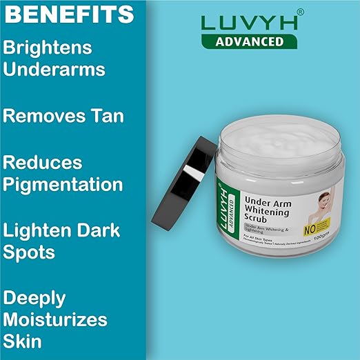 Luvyh Underarms Whitening Body Scrub - 100 gms