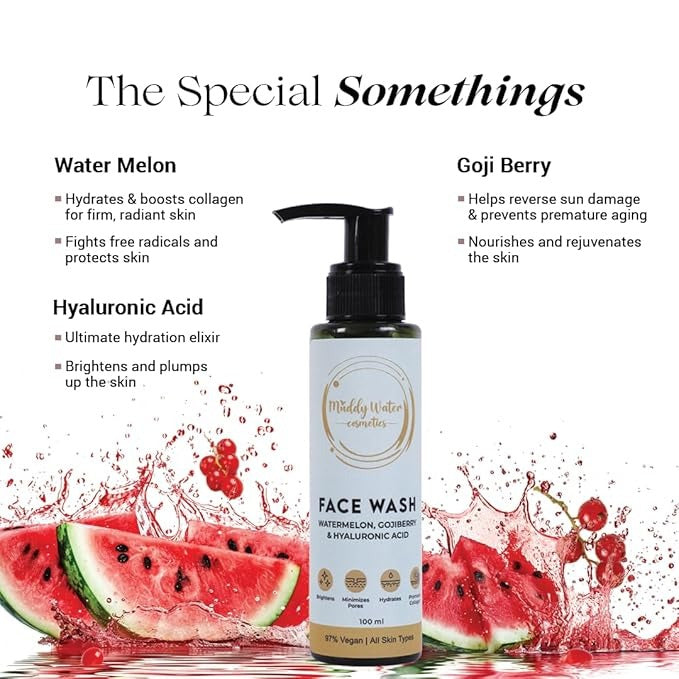 Muddy Water Cosmetics Hyaluronic Acid Face Wash - 100 ml