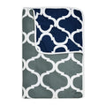 Divine Casa 120 GSM Summer Quilt Brushed Microfibre 3 Layer Breathable Double Bed Dohar AC Blanket Lightweight Warm Rajai Throws for Bed TC - 120 Colour Blue Heaven