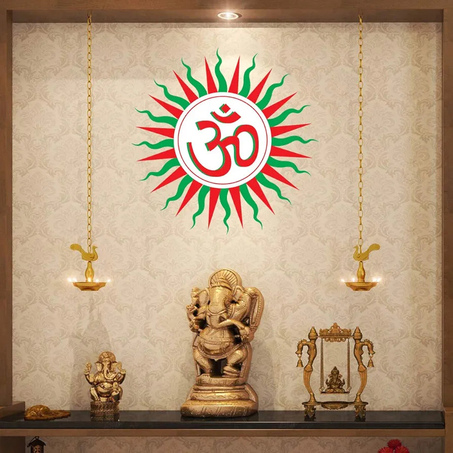 Rangoli Vinyl Wall Sticker Self-Adhesive Wall Decor Parent 5 Design-21