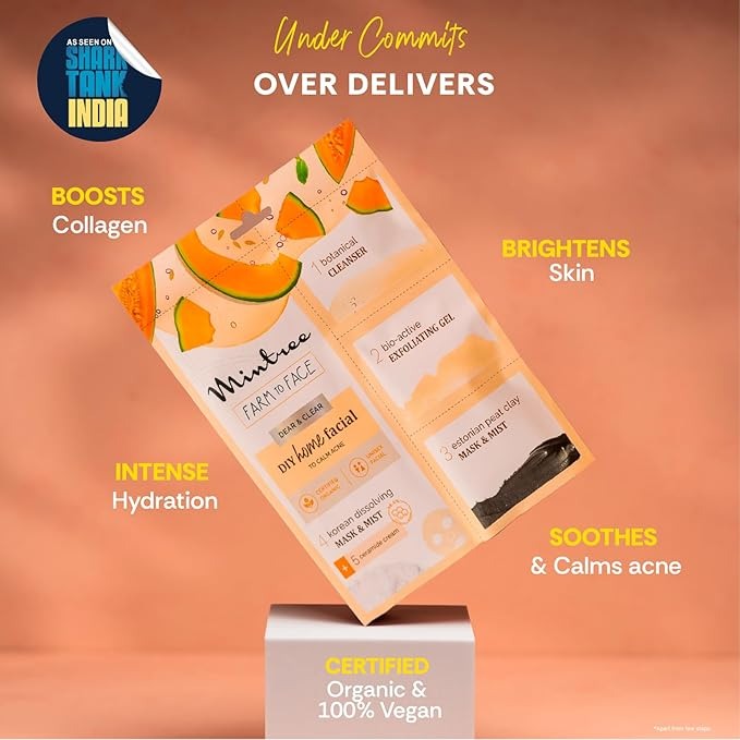 Mintree Organic Muskmelon Brightening at Home Facial Kit