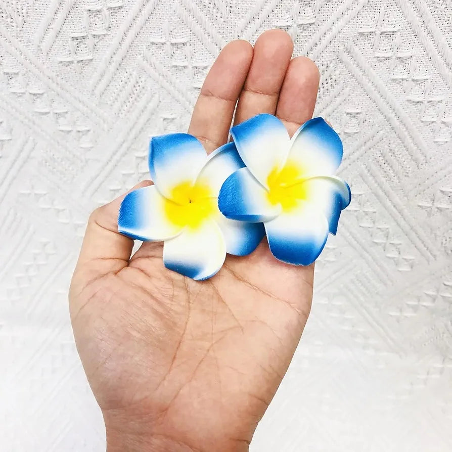 Artificial Fake Foam Hawaii Frangipani Floating Beach Champa Flowers