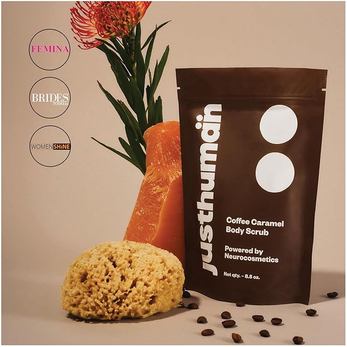 Justhuman Coffee Caramel Body Scrub - 250 ml