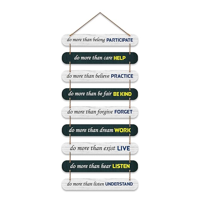 Artvibes Wooden Printed Mdf Quotes Wall Hanging for Home Decor | Modern Wall Decoration Accessories for Home Decoration