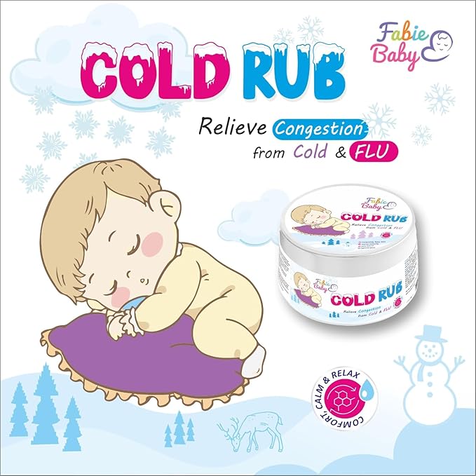 Fabie Baby Cold Rub for Cold and Cough Relief - 50 Gms