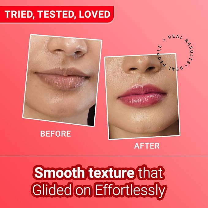 Iba Pure Lips Moisture Rich Lip Balm - Strawberry 4.5 Gms | for Pigmented Dry Damaged & Chapped Lips | Pack of 2