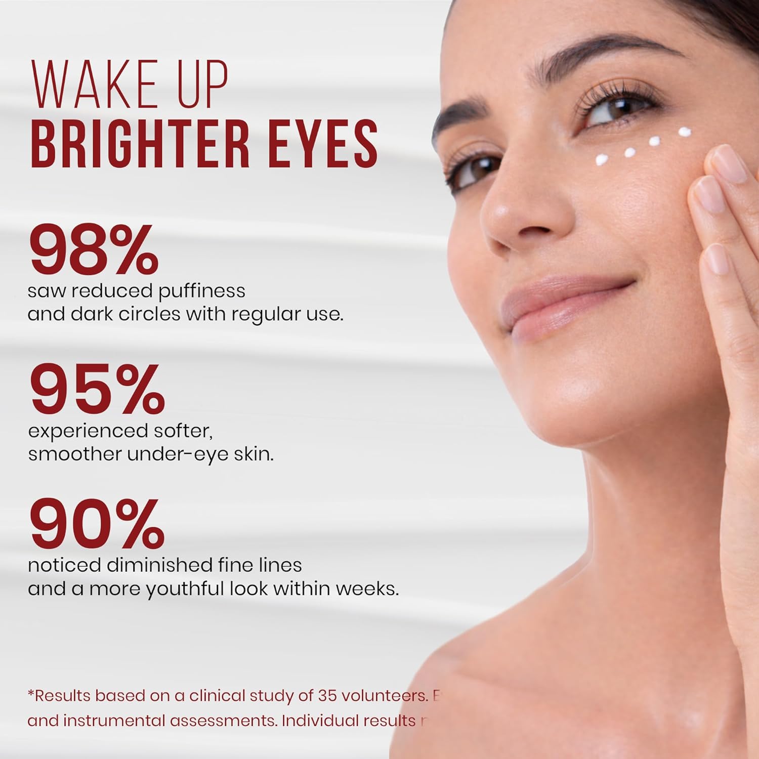 Mitchell USA Lineless Eye Serum â€“ Peptide & Lotus Bio-Repair â€“ Reduces Dark Circles, Wrinkles & Puffiness Lightweight Anti-Aging Formula 15ml