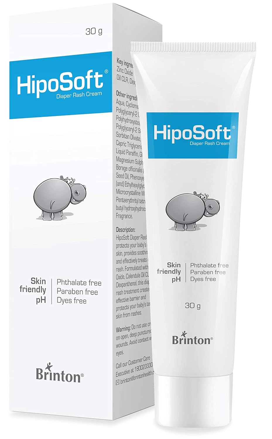 Brinton HipoSoft Diaper Rash Cream - 30 gms