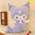 Tickles Anime Mermaid Soft Stuffed Plush Animal Toy for Kids 35 cm Color Purple