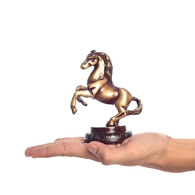 Ecraftindia Brass Horse Tableware Antique Showpiece